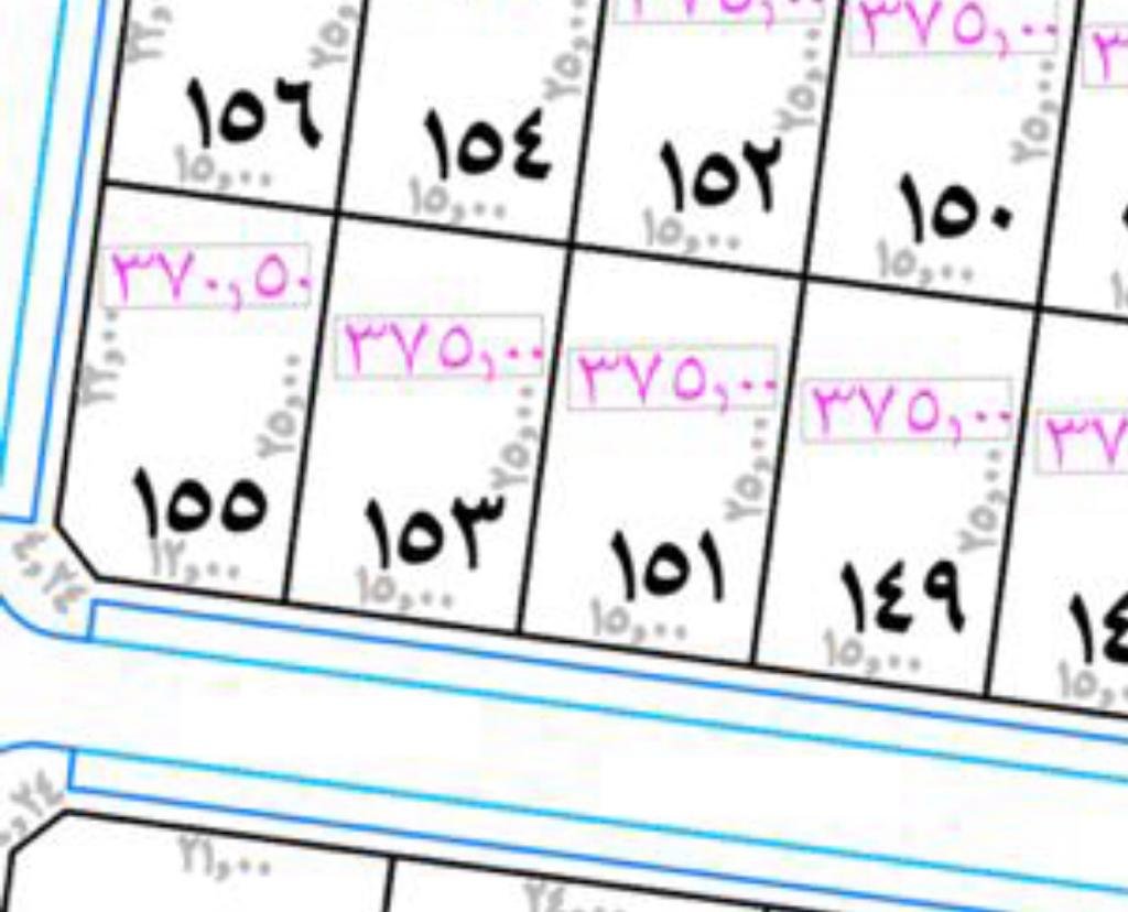 للبيع 4 اراضي متجاوره في البكيرية