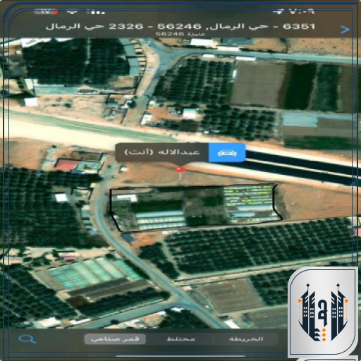 مزرعه بعنيزه مساحته 10 الاف